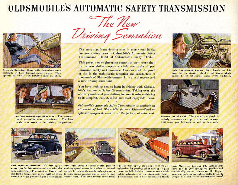 1938 Oldsmobile Motor Cars Brochure Page 21